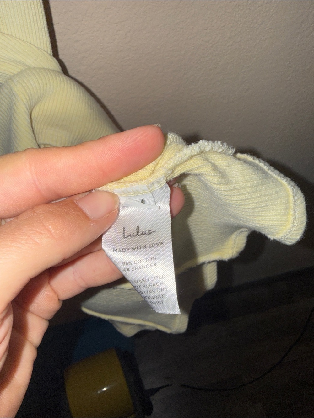Lulu's Soft Pale Yellow Ribbed Tank Dress - Picture 3 of 5